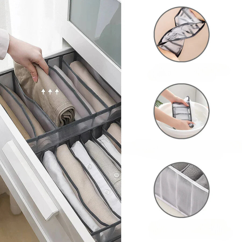 Składane pojemniki do przechowywania dla optymalnej organizacji