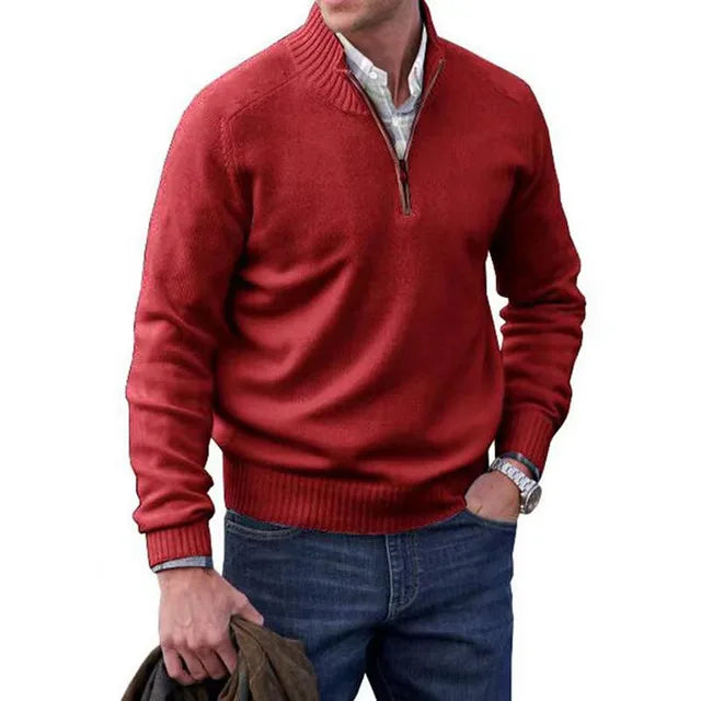 Katimy™ Elegance in Wool: Der Strickpullover für Herren