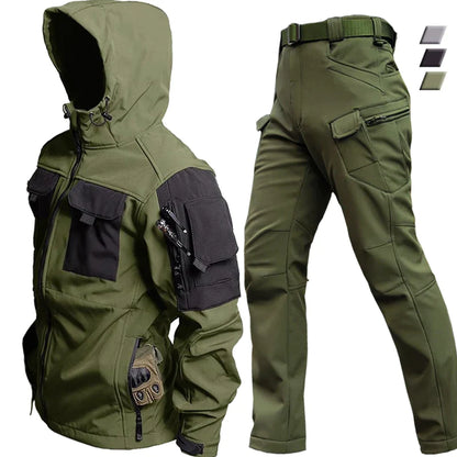 OutdoorGuard Zeus | Jacheta + Pantalele de transport final pentru exterior