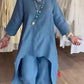 Linen pants suit set